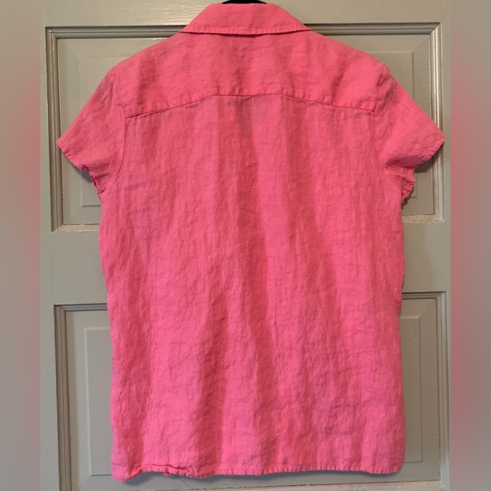 Talbots Linen Blouse - Picture 2 of 5